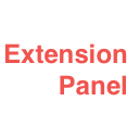 Extension panel